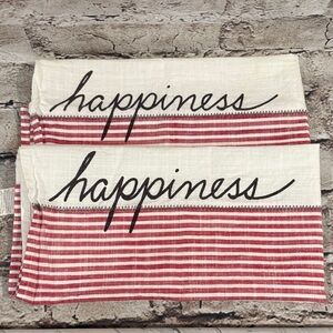 Ellen Degeneres “Happiness” 100% cotton Kitchen Towels, set of 2